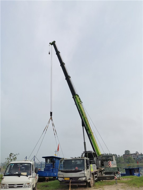 滨湖区桥梁建设吊装案例